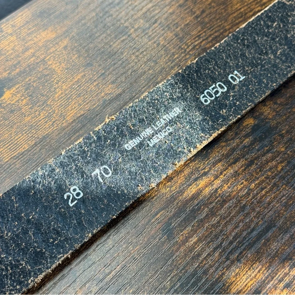 Handmade black genuine